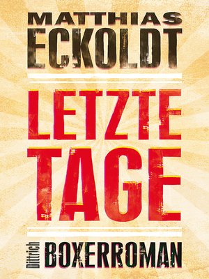 cover image of Letzte Tage